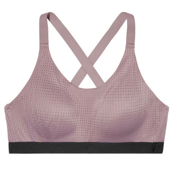 VS Lightweight Perforated Mauve Sports Bra - Picture 11 of 11